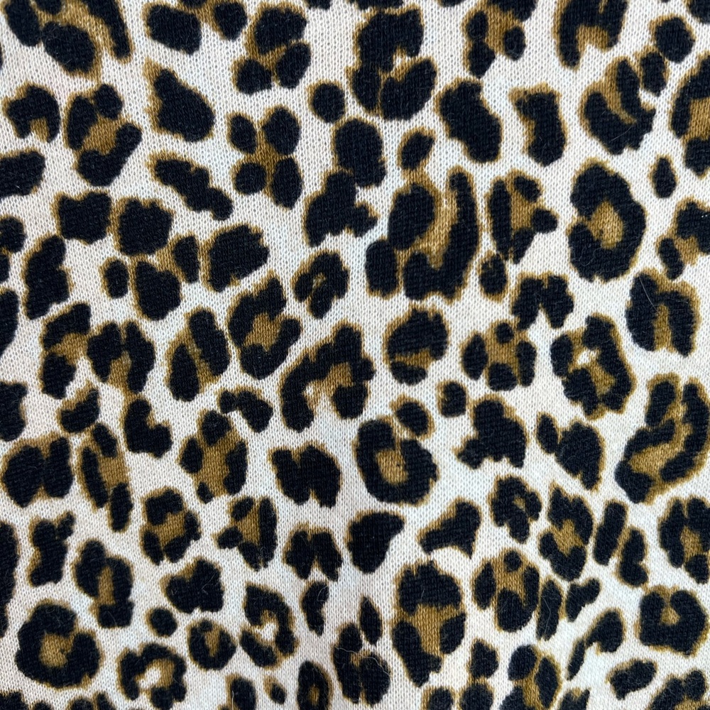 Anthropologie Velvet by Graham Jolene Leopard Puff Sleeve Dress Small - Picture 6 of 6